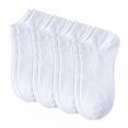 thumbnail image 1 of TELOLY 4Pairs Ankle Socks Men,Athletic Socks Athletic Socks,Low-Cut Socks Mens No Show Socks,White2, 1 of 1