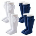thumbnail image 1 of TELOLY 4Pairs Baby Girl Socks,12 Months to 24 Months Dress Socks,Big Bow Girls Socks,Combination2, 1 of 1