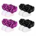thumbnail image 1 of TELOLY 4Pairs Kids Socks,1-3 Years Old Ruffle Socks,Ankle Length Lace Socks,Style2,12-15Cm, 1 of 1
