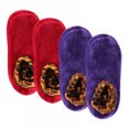 thumbnail image 1 of TELOLY 4Pairs Slipper Socks for Women,Men'S Size 38-43 Slipper Socks,Sweat Absorbent & Anti-Friction Fuzzy Socks,Combination3, 1 of 1