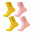 thumbnail image 1 of TELOLY 4Pairs Slouchy Socks for Women,Slouch Socks Boot Socks for Women,All-Season Wear Scrunch Socks Women,Combination1, 1 of 1