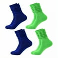 thumbnail image 1 of TELOLY 4Pairs Slouchy Socks for Women,Slouch Socks Boot Socks for Women,All-Season Wear Scrunch Socks Women,Combination1, 1 of 1
