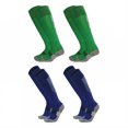 thumbnail image 1 of TELOLY 4Pairs Soccer Socks,Pro Athletic Socks Baseball Socks,Color Block Design Knee High Socks,Combination3,L, 1 of 1