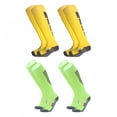 thumbnail image 1 of TELOLY 4Pairs Soccer Socks,Thickened Sports Socks Baseball Socks,Grip Sole Socks Knee High Socks,Combination1,L, 1 of 1