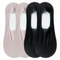 thumbnail image 1 of TELOLY 4Pairs Womens No Show Socks,No-Show Socks No Show Socks Womens for Flats,Silicone Grip Flat Socks for Women,Combination3, 1 of 1
