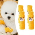 thumbnail image 1 of TELOLY 4Pcs Dog Socks,Bear Pattern Joint Protection Paw Socks,Joint Support Dog Socks,Yellow3, 1 of 7