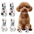 thumbnail image 1 of TELOLY 4Pcs Dog Socks,Light Cotton Warm Anti-Slip Dog Socks to Prevent Licking Paws,Flying Bird Pattern Paw Socks,Pink, 1 of 7