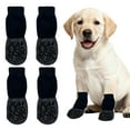 thumbnail image 1 of TELOLY 4Pcs Dog Socks,Soft Cotton Warm Dog Socks to Prevent Licking Paws,Pleasant Feel Dog Socks,Gray, 1 of 7