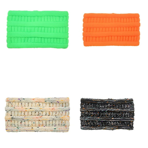 TELOLY 4Pcs Headbands for Women,Acrylic Fashion Headbands,Sweatbands for Women,Mixing5