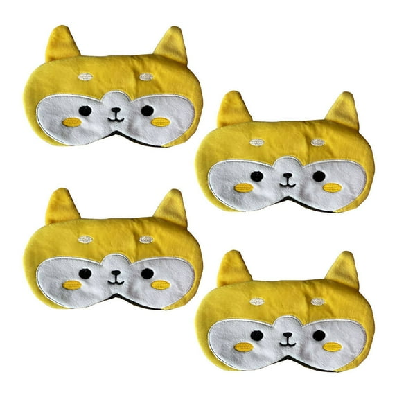 TELOLY 4Pcs Sleep Eye Mask,7.87*3.94"Eyemasks for Sleeping,Polyester Sleeping Mask for Women
