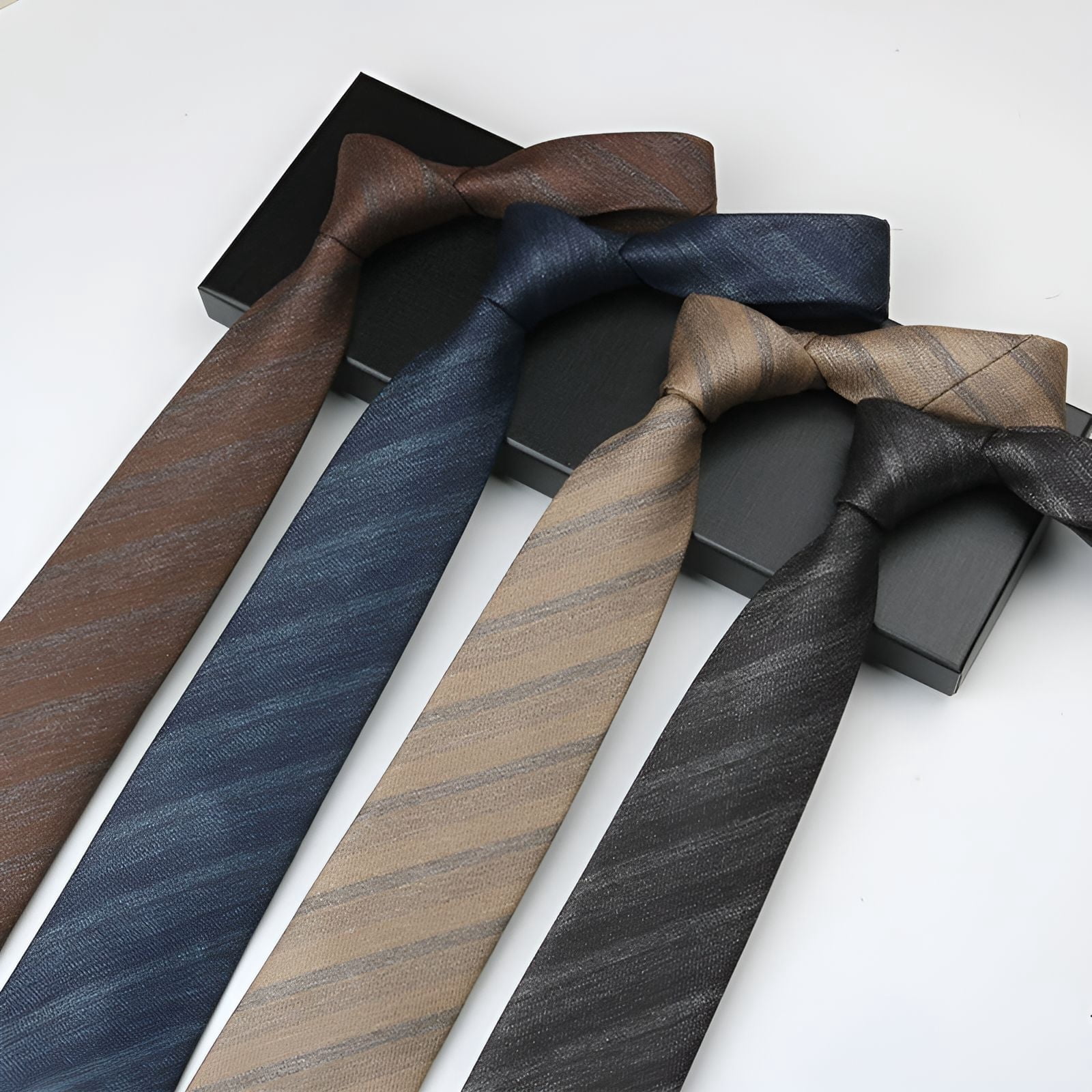 Aeropostale Men's Pin Dot Skinny Tie - 2.5 Inch Width, Matte Satin, Modern Micro Dot Design