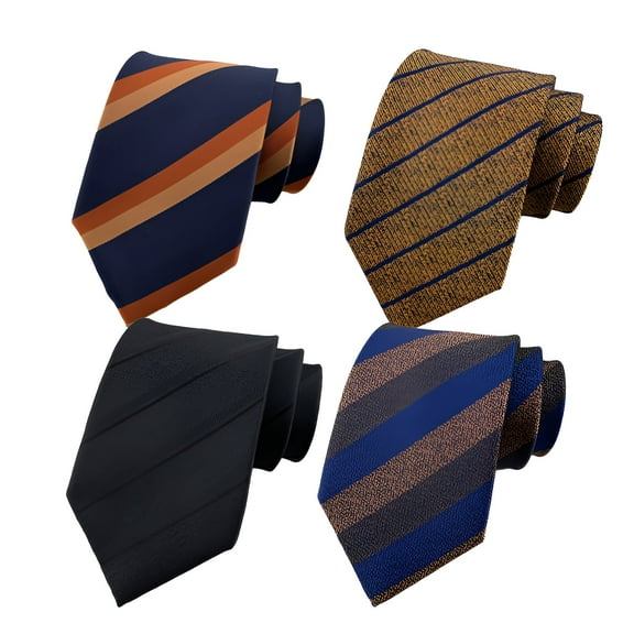 TELOLY 4Pcs Ties for Men,Fine Fabric Mens Ties,Exquisite Colors Mens Tie,Color&nbsp;Mixing8