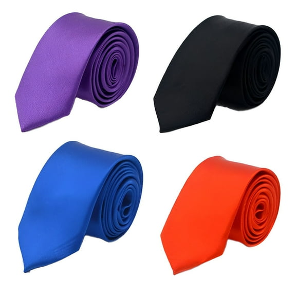 TELOLY 4Pcs Ties for Men,Full of Energy Mens Ties,Highlighted Look Mens Tie,Color Mixing5
