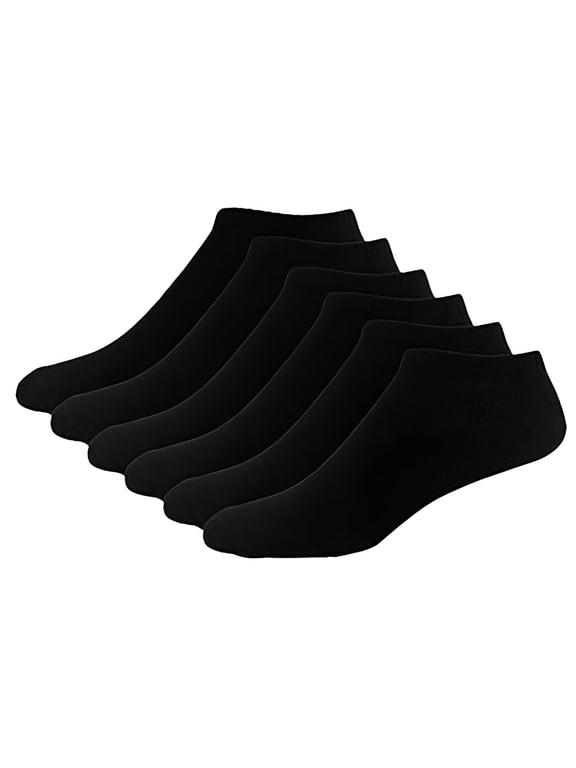 5 Pairs Diabetes Ankle Socks for Men Women'S Soft Bamboo Diabetic Crew Socks Socks for Women Wide Loose Fit & Thin Socks with Seamless Toe Non Binding Socks for Men,Black One Size