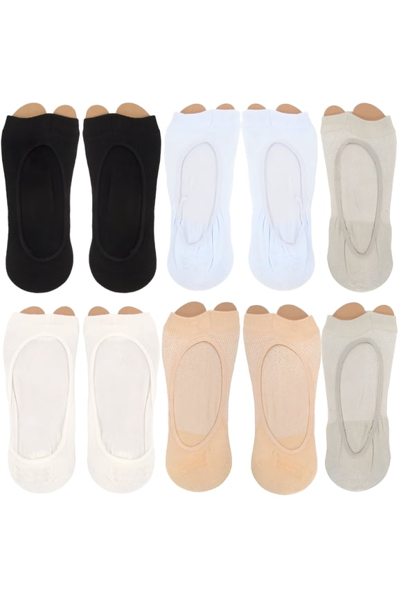 5 Pairs Men Toes Tabi Fish Mouth Socks Sweat-absorbing Odorless