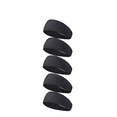 thumbnail image 1 of TELOLY 5 Pieces Sweat Band for Running, Solid Color Mens Headband,Elastic Cotton Headbands for Intense Workouts, 1 of 4