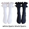 thumbnail image 1 of TELOLY 5Pairs Kids Socks,Sweet Style Ruffle Socks,One Size Fits Most Lace Socks,Combination1, 1 of 1