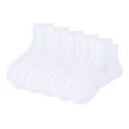 thumbnail image 1 of TELOLY 5Pairs Mens Ankle Socks9-13Mens Ankle Socks Size 9-11 Men's Socks ,White, 1 of 4