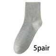 thumbnail image 1 of TELOLY 5Pairs Mens Ankle Socks9-13Mens Ankle Socks Size 9-11 Men's Socks ,Gray, 1 of 4