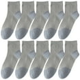 thumbnail image 1 of TELOLY 5Pairs Mens Socks9-13Mens Ankle Socks Size 9-11 Men's Socks ,Gray2, 1 of 5