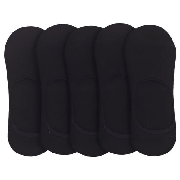 TELOLY 5Pairs Mens Socks9-13Mens Ankle Socks Size 9-11 Men's Socks ,Black