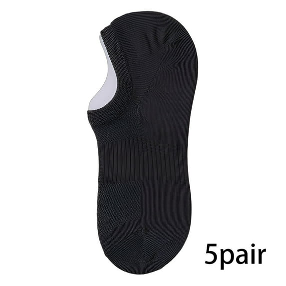 TELOLY 5Pairs No Show Socks Men9-13Socks Men Men's Socks ,Gray