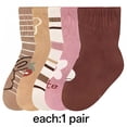 thumbnail image 1 of TELOLY 5Pairs Toddler Socks,Soft Comfort Without Tightness Toddler Socks 2T-3T,Loose Yet Secure Fit Kids Socks,S, 1 of 4