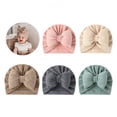 thumbnail image 1 of TELOLY 5Pcs Baby Hats,Playful Bow Design Baby Beanies 6-12 Months,Adds Fun and Charm Kids Beanie,Multicolor1, 1 of 8