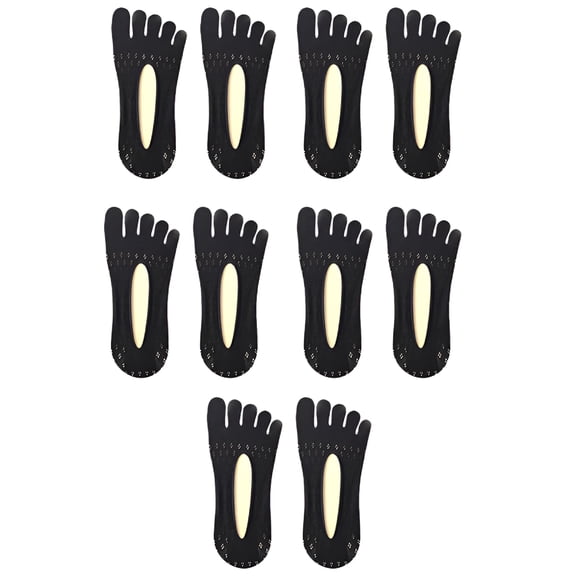 TELOLY 5Pcs Bunion Relief Socks Women,Orthopedic Toe Compression Sock,Anti Bunion Socks,Ortho Socks with Toes for Bunions