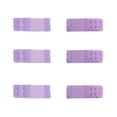 thumbnail image 1 of TELOLY 6 Pcs Bra Extender,3.5" Customizable Fit with Various Sizes Bra Extender Value Pack,Rust-Resistant Stainless Steel Fasteners Bra Band Extension Strap,Purple, 1 of 2