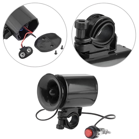 TELOLY 6 Sounds Super Loud Electronic Bicycle Bell Horn Alarm