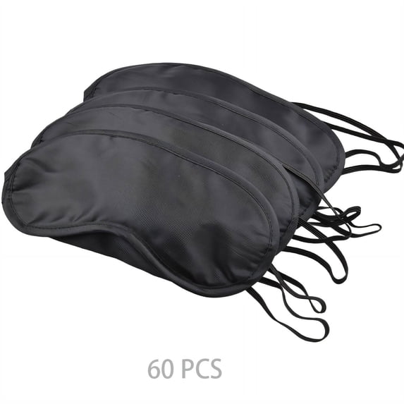 TELOLY 60 Pcs Eye Mask,Light-Blocking Sticker on the Bridge of the Nose Sleep Mask,Polyester Eye Mask for Dry Eyes
