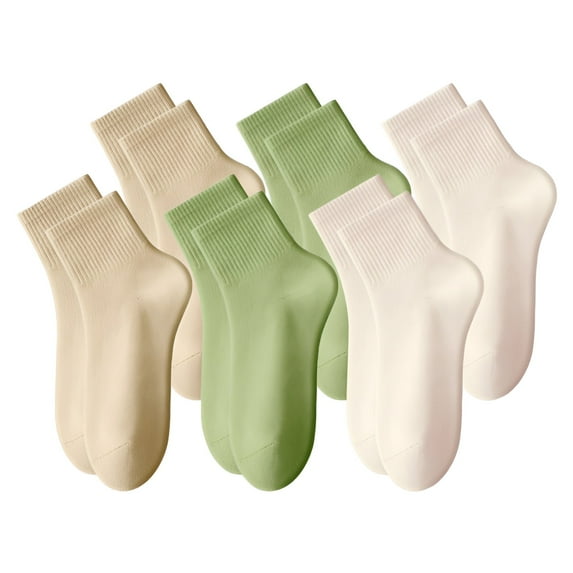 TELOLY 6Pairs Mens Ankle Socks9-13Mens Ankle Socks Size 9-11 Men's Socks ,Colormixing3