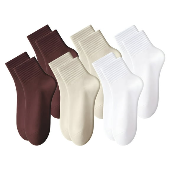 TELOLY 6Pairs Mens Ankle Socks9-13Mens Ankle Socks Size 9-11 Men's Socks ,Colormixing2