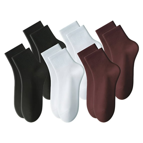 TELOLY 6Pairs Mens Ankle Socks9-13Mens Ankle Socks Size 9-11 Men's Socks ,Colormixing1