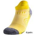 thumbnail image 1 of TELOLY 6Pairs Mens Socks9-13Mens Ankle Socks Size 9-11 Men's Socks ,Yellow, 1 of 4
