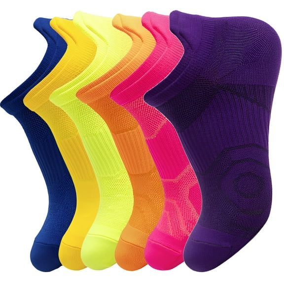 TELOLY 6Pairs Mens Socks9-13Mens Ankle Socks Size 9-11 Men's Socks ,Colormixing2