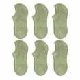 thumbnail image 1 of TELOLY 6Pairs No Show Socks Men9-13Socks Men Men's Socks ,Green1, 1 of 4