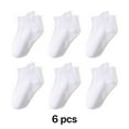 thumbnail image 1 of TELOLY 6Pcs 3T Socks Comfortable Fabric Toddler Crew Socks Non-Slip Toddler Socks 2T-3T Style1, 1 of 5