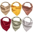 thumbnail image 1 of TELOLY 6Pcs Women's Bandana Set - Neck Guard/Bag Scarf, Spring & Summer Suitable, 1 of 2