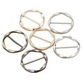 thumbnail image 1 of TELOLY 6Pcs Scarf Ring Clip T Shirt Tie Clips for Women Metal Tshirt Waist Tightener Buckle Clothing Accessories, 1 of 7