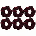 thumbnail image 1 of TELOLY 6Pcs Scrunchies for Women Wider Band = Better Care Hair Tie Bracelets for Women One-Tie Out-The-Door Hair Hair Accessories style4, 1 of 5