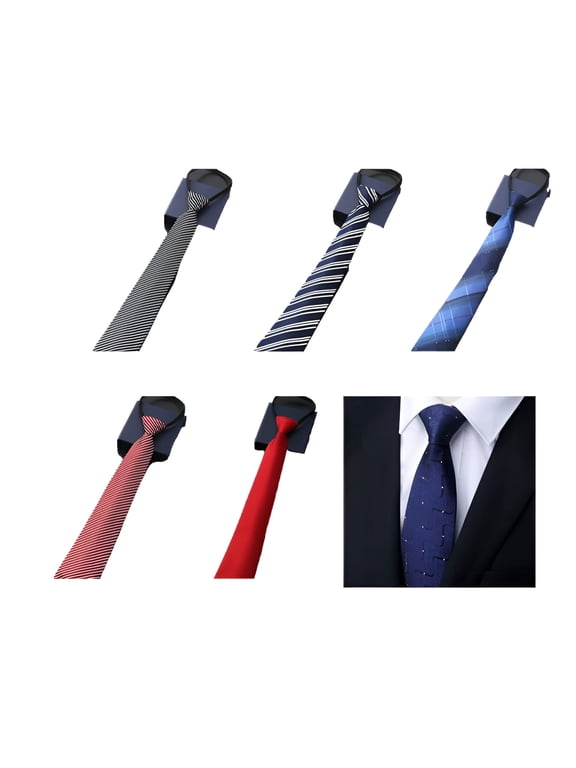 6Pcs Ties for Men,Artistic Feel Mens Ties,Natural Style Mens Tie,Color Mixing6