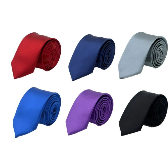 TELOLY 6Pcs Ties for Men,Modern Cutting Mens Ties,Premium Appearance Mens Tie,Color&nbsp;Mixing1