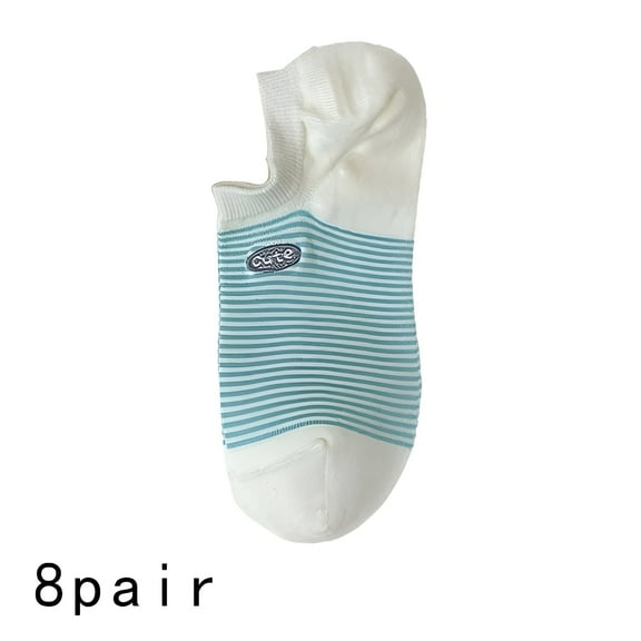 OQRKI 8Pairs Ankle Socks for Women,Cotton Women Socks Size 9-11,Women Ankle Socks