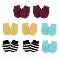 thumbnail image 1 of TELOLY 8 Pairs Baby Mittens,Cotton Mittens for Newborn Baby Boy,Newborn Mittens No Scratch,Style3, 1 of 6