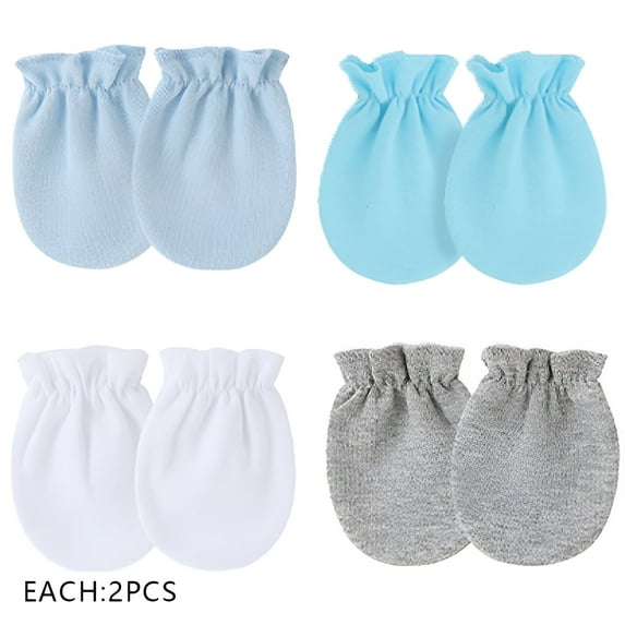 TELOLY 8Pcs Baby Mittens,Exquisite Craftsmanship Baby Mittens Newborn,Adjustable Design Newborn Mittens,Style4