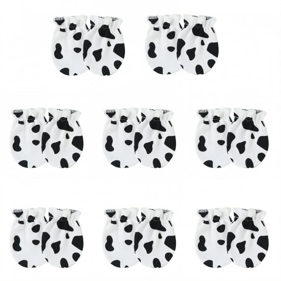 TELOLY 8 Pairs Baby Mittens,Cotton Baby Mittens Newborn,Mittens for Newborn Baby Boy for 0-1 Years