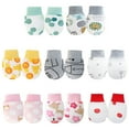 thumbnail image 1 of TELOLY 8Pcs Baby Mittens,Simple Design Baby Mittens Newborn,Simple to Store Newborn Mittens,Style1, 1 of 4