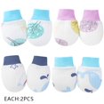 thumbnail image 1 of TELOLY 8Pcs Baby Mittens,Thoughtful Design Baby Mittens Newborn,Prevents Injuries Newborn Mittens,Style2, 1 of 4